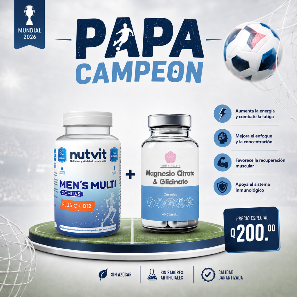 COMBO PAPA CAMPEON- NV MENS + TH MAGNESIO