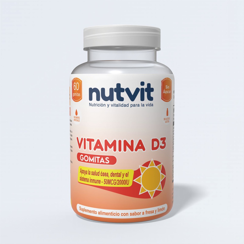 NV D3 X 60 GUMMIES SIN AZUCAR