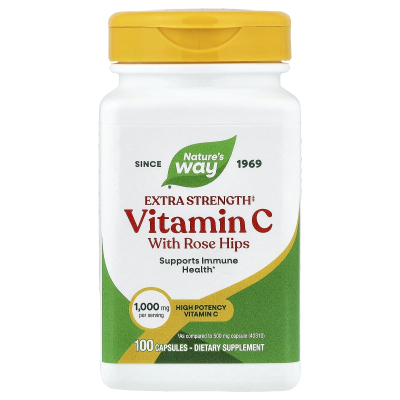 Vitamina C 1,000 mg con Rosa Mosqueta Nature´s Way