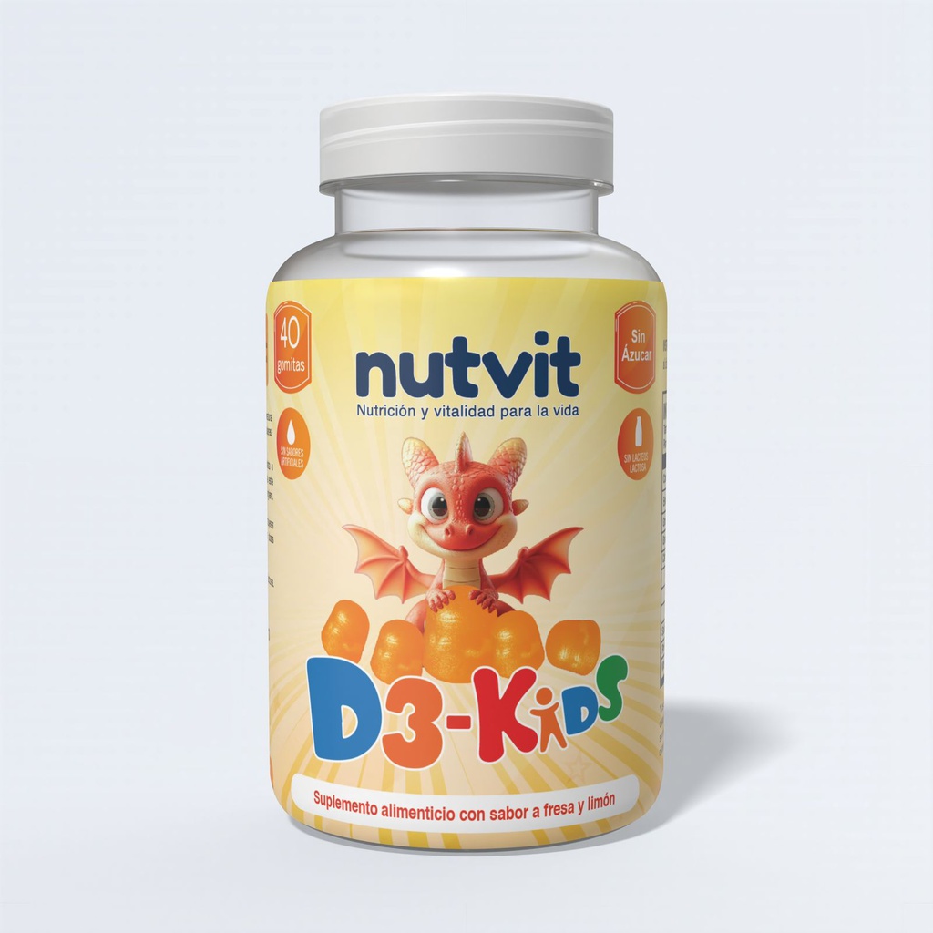 NV D3 KIDS X 40 GUMMIES SIN AZUCAR