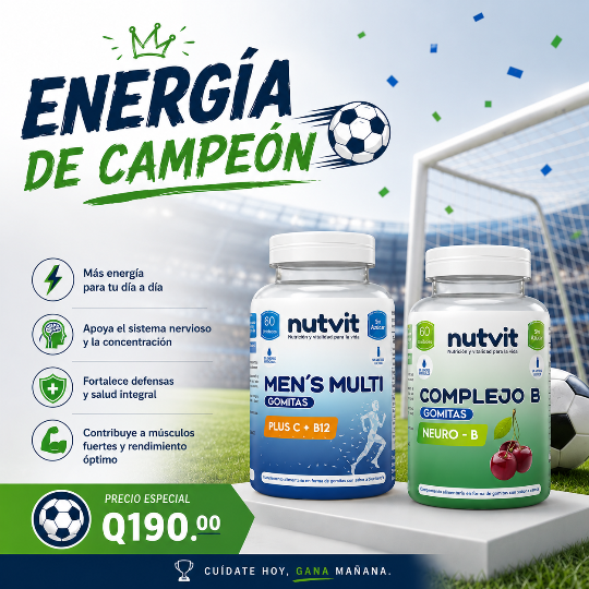 COMBO ENERGIA DEL CAMPEON - NV MENS+ NV COMPLEJO