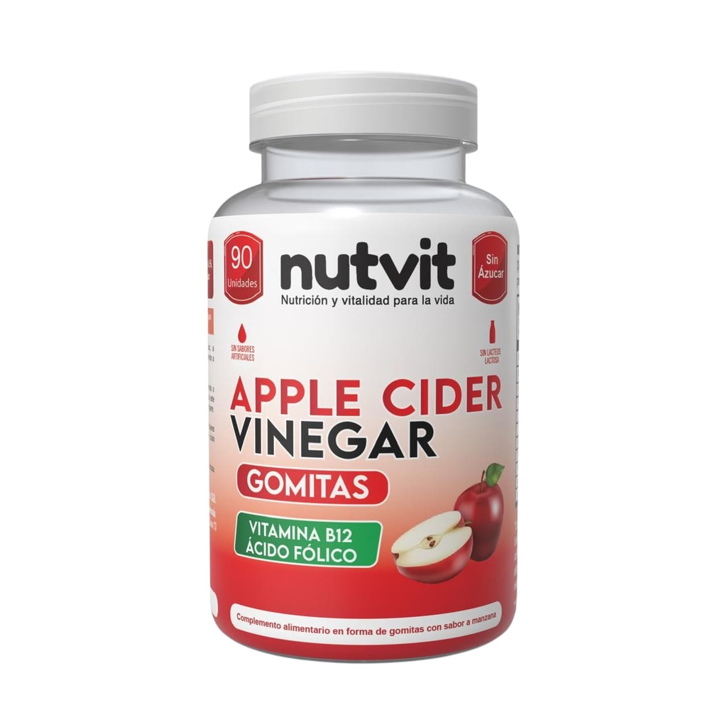 NV APPLE CIDER VINEGAR X 90 GUMMIES SIN AZUCAR