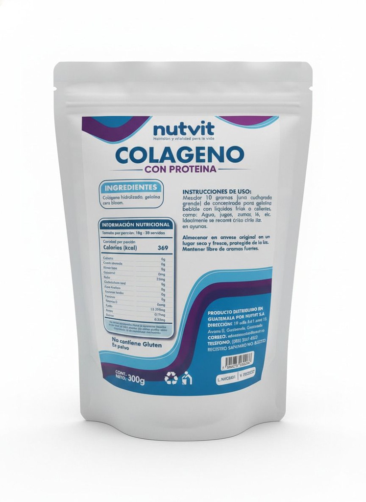 NV COLAGENO HIDROLIZADO CON PROTEINA 300g