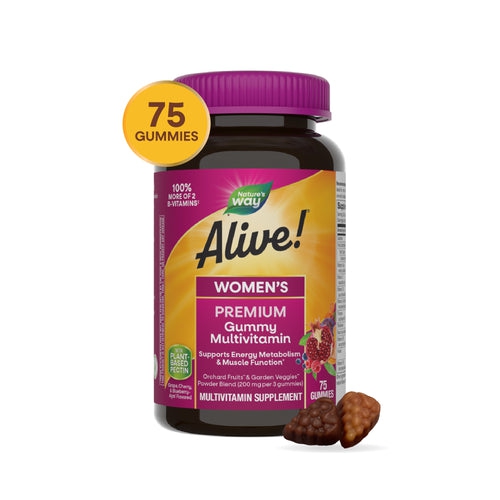 MULTIVITAMINICO PARA MUJER EN GOMITAS ALIVE X 75 GOMITAS