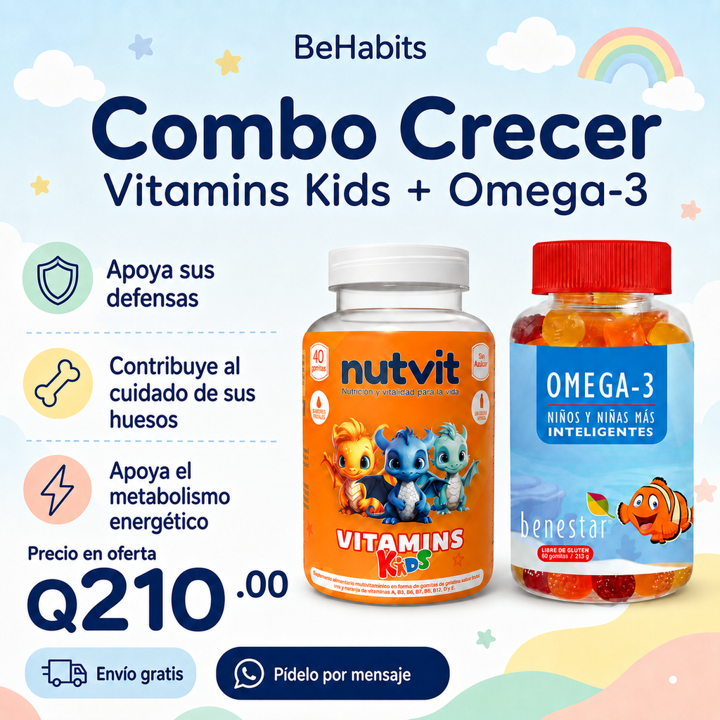 COMBO CRECE--OMEGA 3 KIDS - MULTI KIDS