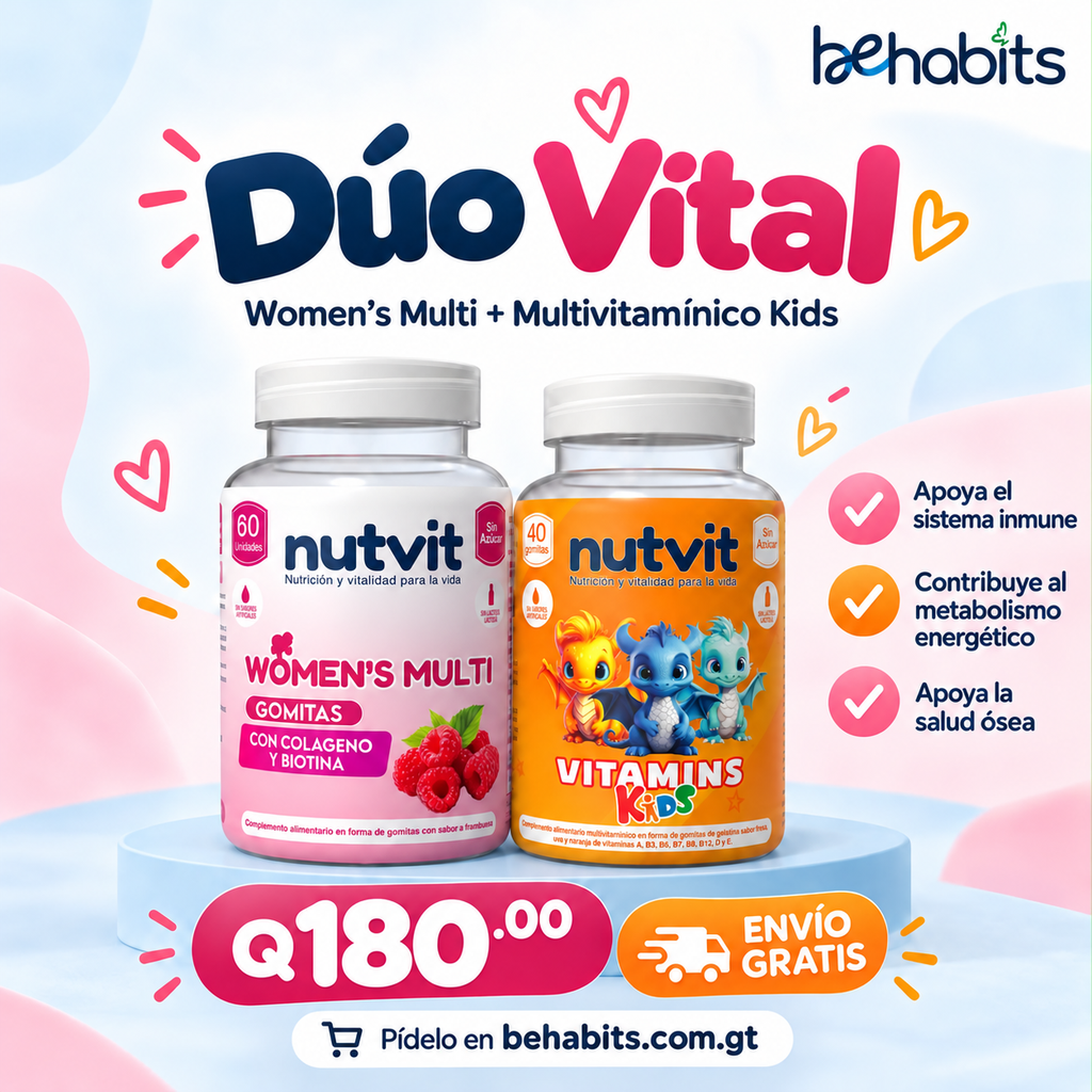 DUO VITAL -- MULTIVITAMINICO DE MUJER Y NIÑOS