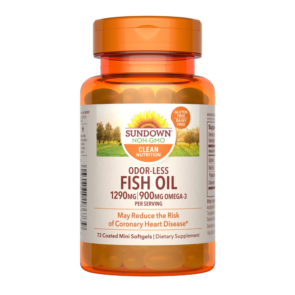 SD FISH OIL 1290MG X 72 MINI SOFTGELS