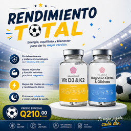 COMBO MAMA FUERTE- D3 & K2 + MAGNESIO TINITA