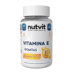 [486601] NV VITAMINA D3 + E X 90 GUMMIES SIN AZUCAR