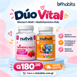 DUO VITAL -- MULTIVITAMINICO DE MUJER Y NIÑOS