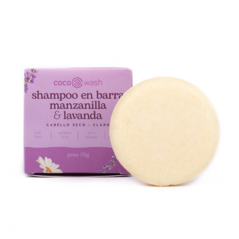 Shampoo en barra Manzanilla y lavanda